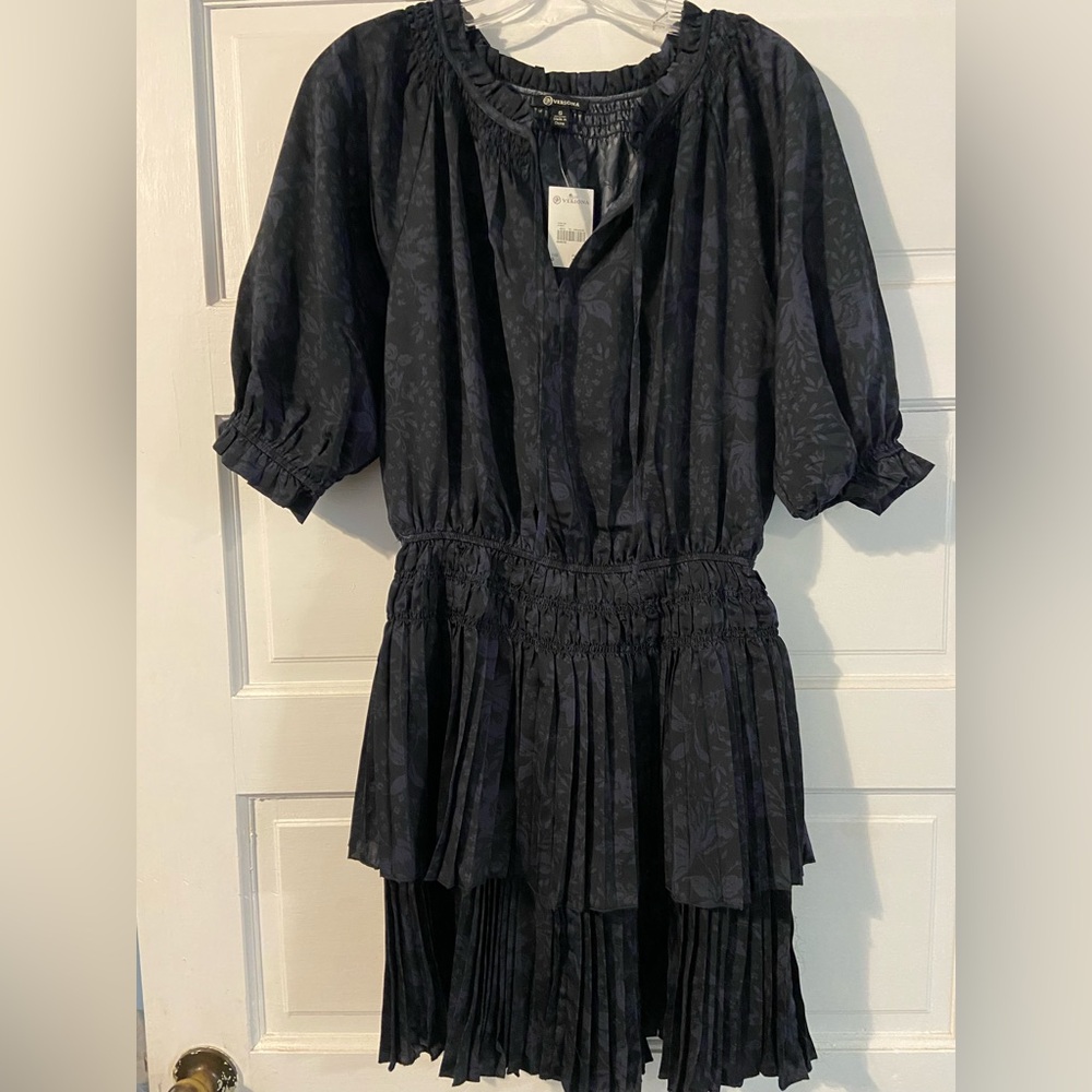 Black Pleated Dress